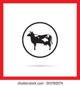 Spotted cow icon