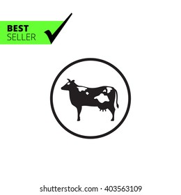 Spotted cow icon