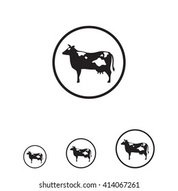 Spotted cow icon