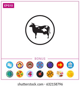 Spotted cow icon