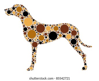 spotted dog illustration