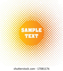 Spotted flash (vector design element)