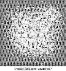 Spotted grunge abstract background halftone effect. Vector illustration