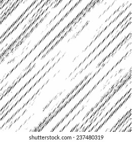 Spotted grunge abstract line background halftone effect.Vector illustration background. 