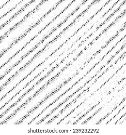 Spotted grunge abstract line background halftone effect.Vector illustration background. 