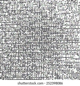 Spotted grunge abstract line background halftone effect. Vector illustration