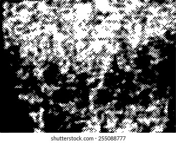 Spotted grunge abstract line background halftone effect. Vector illustration.