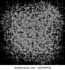 Spotted grunge abstract vector background halftone effect