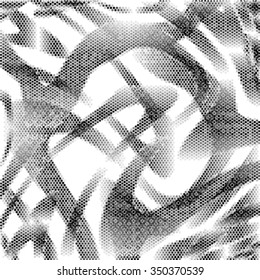 Spotted halftone abstract vector illustration background
