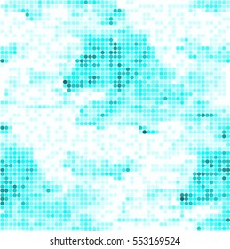 Spotted halftone grunge blue light line background. Abstract dotted vector illustration background. Abstract grunge grid polka dot background pattern