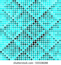 Spotted halftone grunge blue light line background. Abstract dotted vector illustration background. Abstract grunge grid polka dot background pattern