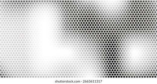 Plano de fundo de linha grunge de meio-tom manchado. Fundo abstrato pontilhado da ilustração. Padrão de fundo de ponto de polka de grade do grunge abstrato
