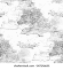Spotted halftone grunge line background. Abstract dotted vector illustration background. Abstract grunge grid polka dot background pattern
