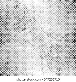 Spotted halftone grunge line background. Abstract dotted vector illustration background. Abstract grunge grid polka dot background pattern