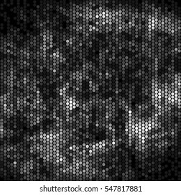 Spotted halftone grunge line background. Abstract dotted vector illustration background. Abstract grunge grid polka dot background pattern