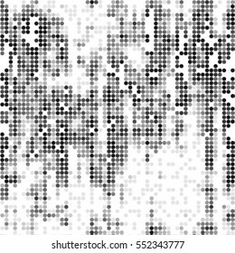Spotted halftone grunge line background. Abstract dotted vector illustration background. Abstract grunge grid polka dot background pattern