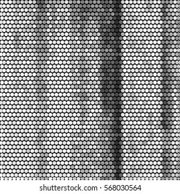Spotted halftone grunge line background. Abstract vector illustration background. Grunge grid polka dot background pattern