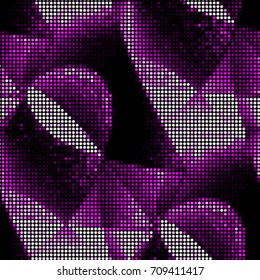 Spotted halftone grunge line background. Abstract colorful vector illustration background. Grunge grid polka dot background pattern
