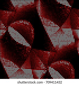 Spotted halftone grunge line background. Abstract colorful vector illustration background. Grunge grid polka dot background pattern
