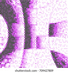 Spotted halftone grunge line background. Abstract colorful vector illustration background. Grunge grid polka dot background pattern
