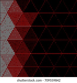 Spotted halftone grunge line background. Abstract colorful vector illustration background. Grunge grid polka dot background pattern

