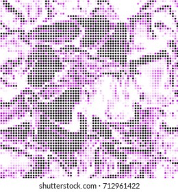Spotted halftone grunge line background. Abstract colorful vector illustration background. Grunge grid polka dot background pattern
