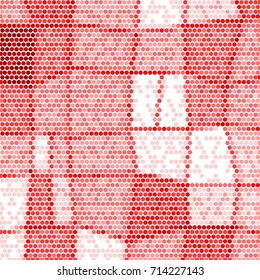 Spotted halftone grunge line background. Abstract colorful vector illustration background. Grunge grid polka dot background pattern
