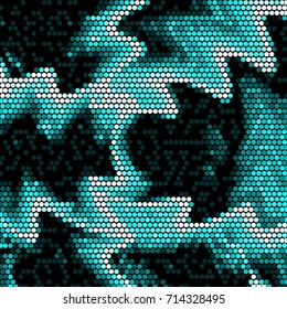 Spotted halftone grunge line background. Abstract colorful vector illustration background. Grunge grid polka dot background pattern
