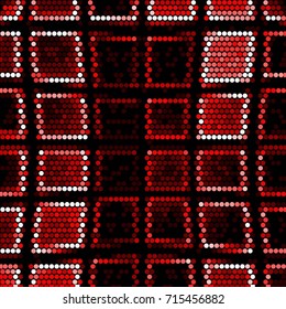 Spotted halftone grunge line background. Abstract colorful vector illustration background. Grunge grid polka dot background pattern
