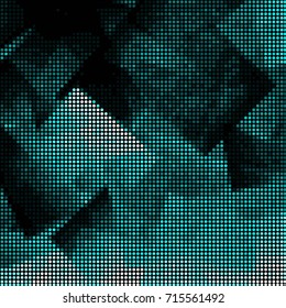 Spotted halftone grunge line background. Abstract colorful vector illustration background. Grunge grid polka dot background pattern
