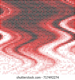 Spotted halftone grunge line background. Abstract colorful vector illustration background. Grunge grid polka dot background pattern

