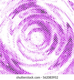 Spotted halftone grunge line vector background. Abstract dotted illustration background. Abstract grunge grid polka dot purple background pattern