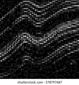 Spotted halftone grunge vector line background. Abstract illustration background. Grunge grid polka dot background pattern