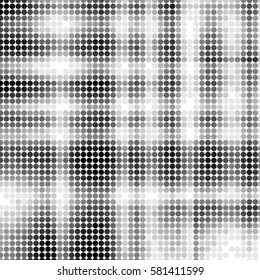 Spotted halftone grunge vector line background. Abstract illustration background. Grunge grid polka dot background pattern