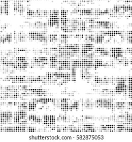Spotted halftone grunge vector line background. Abstract illustration background. Grunge grid polka dot background pattern