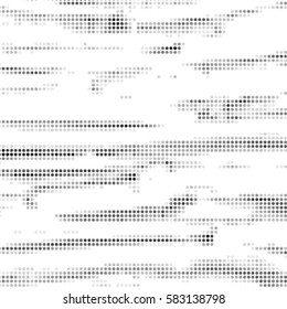 Spotted halftone grunge vector line background. Abstract illustration background. Grunge grid polka dot background pattern