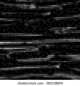 Spotted halftone grunge vector line background. Abstract illustration background. Grunge grid polka dot background pattern