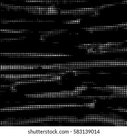 Spotted halftone grunge vector line background. Abstract illustration background. Grunge grid polka dot background pattern