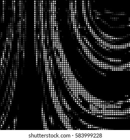 Spotted halftone grunge vector line background. Abstract illustration background. Grunge grid polka dot background pattern