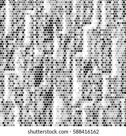 Spotted halftone grunge vector line background. Abstract illustration background. Grunge grid polka dot background pattern