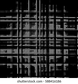 Spotted halftone grunge vector line background. Abstract illustration background. Grunge grid polka dot background pattern