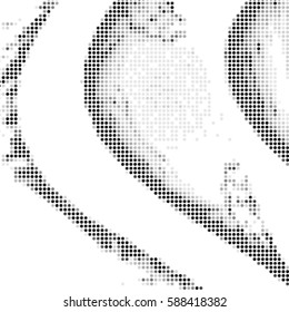 Spotted halftone grunge vector line background. Abstract illustration background. Grunge grid polka dot background pattern