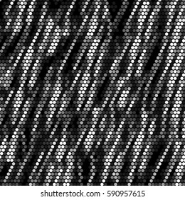 Spotted halftone grunge vector line background. Abstract illustration background. Grunge grid polka dot background pattern
