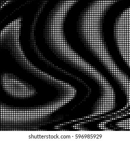 Spotted halftone grunge vector line background. Abstract illustration background. Grunge grid polka dot background pattern