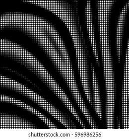Spotted halftone grunge vector line background. Abstract illustration background. Grunge grid polka dot background pattern