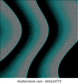 Spotted halftone grunge vector line background. Abstract blue colorful illustration background. Grunge grid polka dot background pattern
