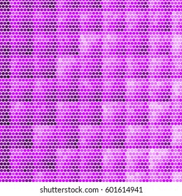 Spotted halftone grunge vector line background. Abstract purple colorful illustration background. Grunge grid polka dot background pattern