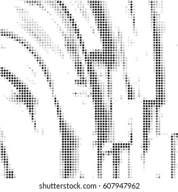 Spotted halftone grunge vector line background. Abstract illustration background. Grunge grid polka dot background pattern