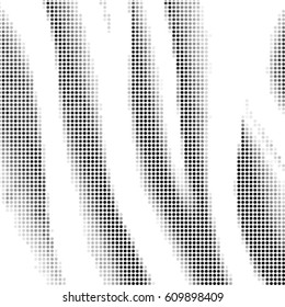 Spotted halftone grunge vector line background. Abstract illustration background. Grunge grid polka dot background pattern