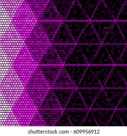 Spotted halftone grunge vector line background. Abstract colorful illustration background. Grunge grid polka dot background pattern